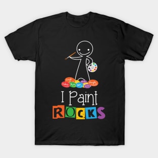 I Paint Rocks Artistic T-Shirt